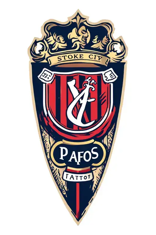 Stoke City Fc And Pafos Fc Crests
