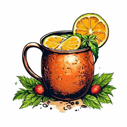 Moscow Mule Cocktail Glass