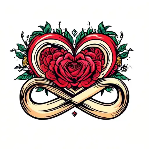 Love Infinity Symbol Intertwined