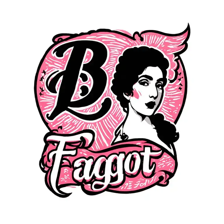 Written Bt In Faggot Font