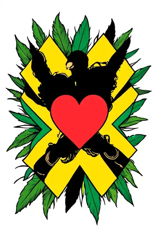 One Love With Jamaican Colours