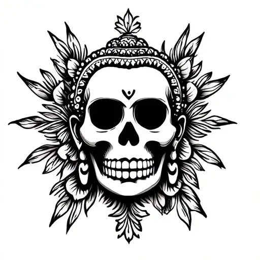Buddha Mexican Skull