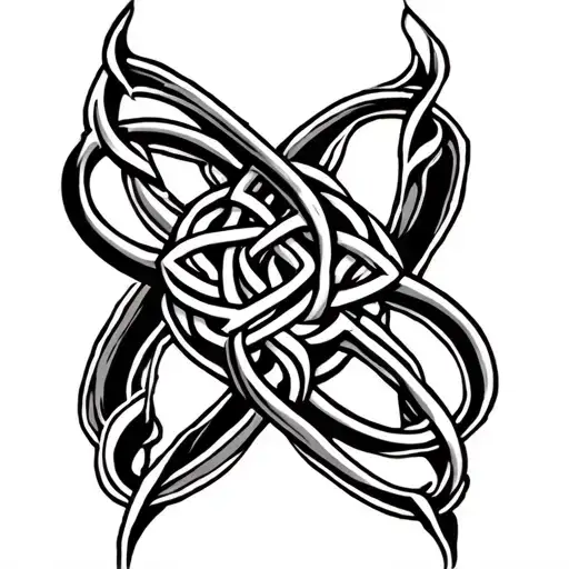 Celtic And Traditional Tattoo Design