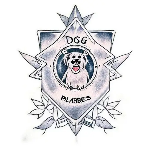 Barber Shop Star Plants Dog