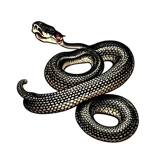 Women Snake Wrapping