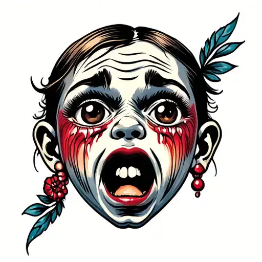 Traditional Crybaby Just A Crying Head