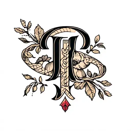 Initials Intertwined