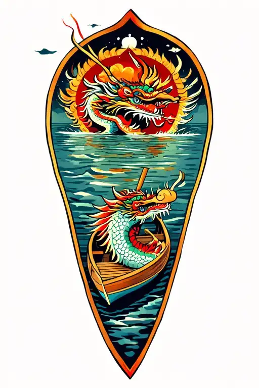 Dragon Boat Riding
