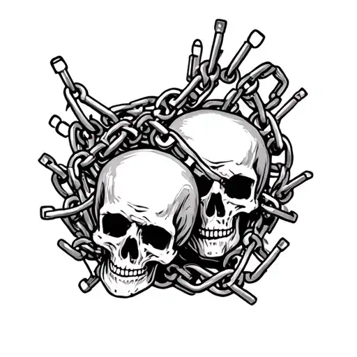 Bones And Skulls And Chains