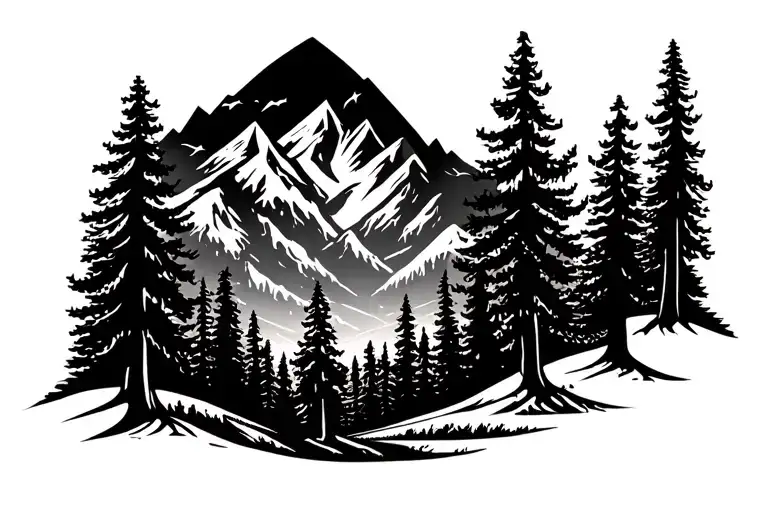 Mountain Forest Thunder