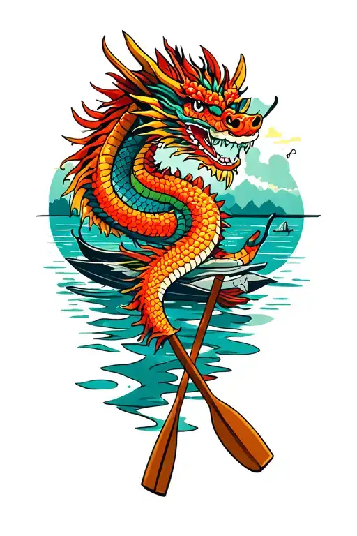 Dragon Boat Paddling