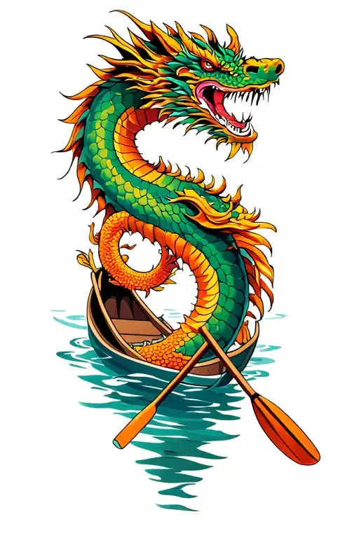 Dragon Boat Paddling