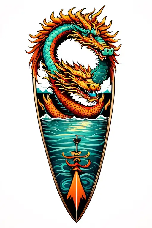 Dragon Boat Inside Representing