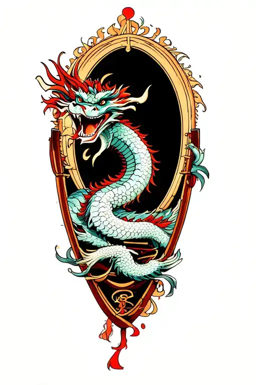 Dragon Boat Inside Representing The Client's Strength And Smiling