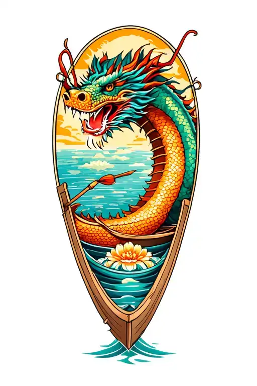 Dragon Boat Inside Represent Your Passion