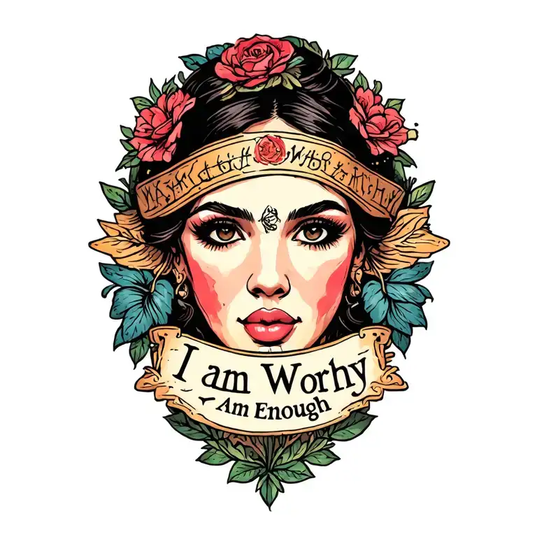 I Am Worthy - I Am Enough Prevent Or Face