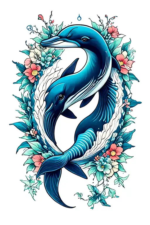 Symbol Yin Yin Dolphins