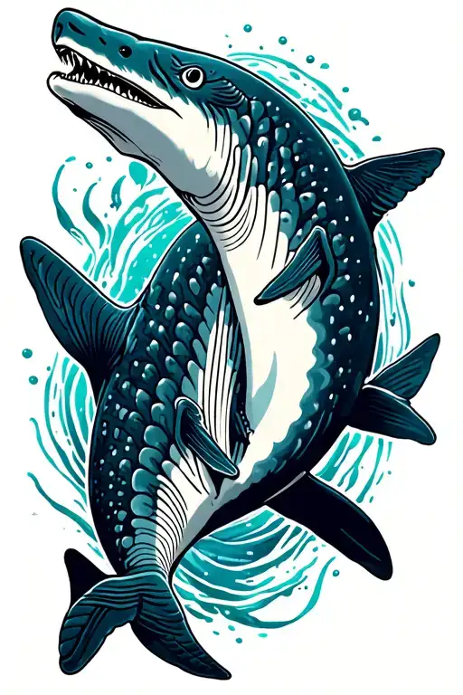 Whale Sharks Side By Side View