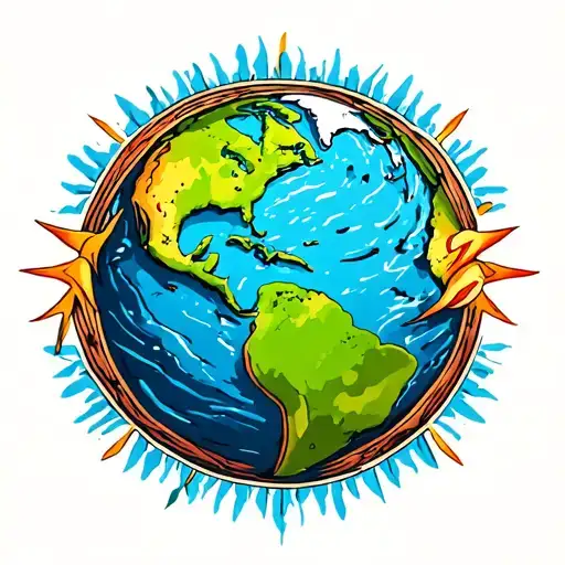 Earth Being Connected