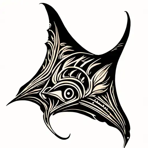 Tribal Manta Ray