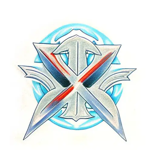 Christian Cross On Wings