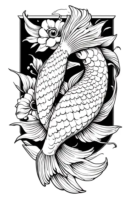 Koi Skin Glass Bones