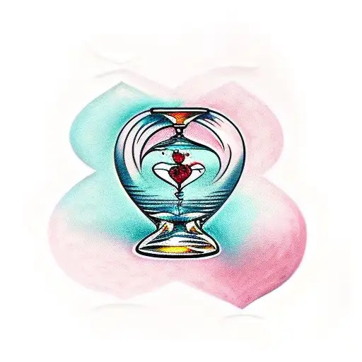 Hourglass Heart Blood