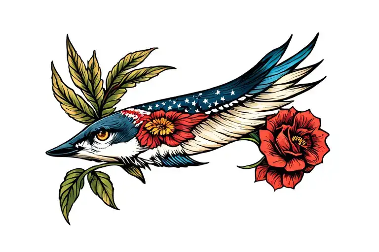 Creative Tattoo Design Combining