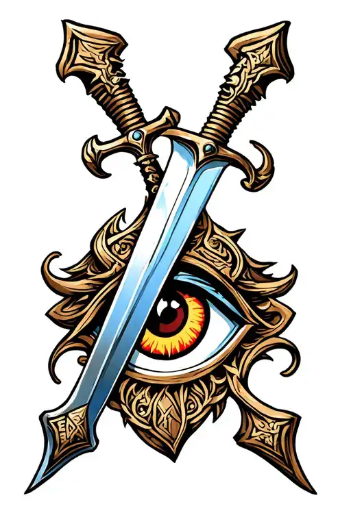 The Sword Of Omens From Thundercats With The Eye Of Thundara