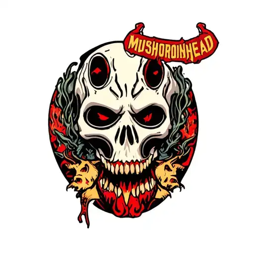 Mushroomhead And Fear Factory Band Tribute Tattoo Combining Elements