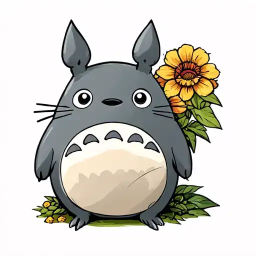 Totoro Cartoon Character
