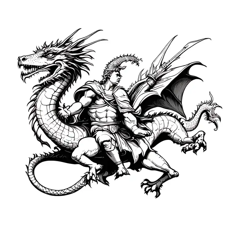 Saint George Killing The Dragon