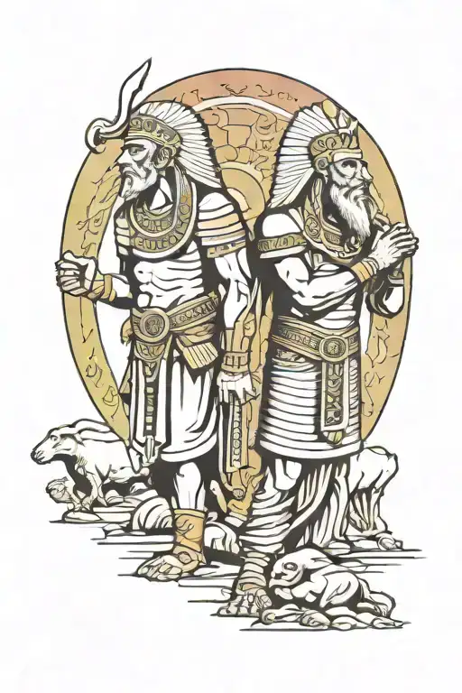 Ramses And Moses Color Sleeve