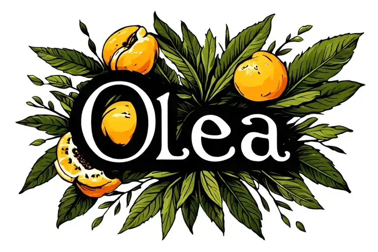 The Word Olea With An 8