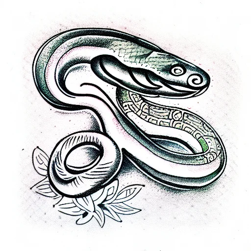 Snake With Mandala