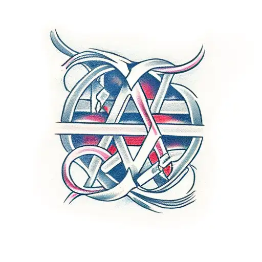 Equity Symbol Intertwined With Crafting Tools