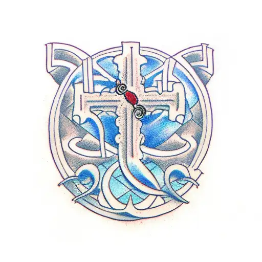 Cross With Semicolon Two Letter T Two Letter C