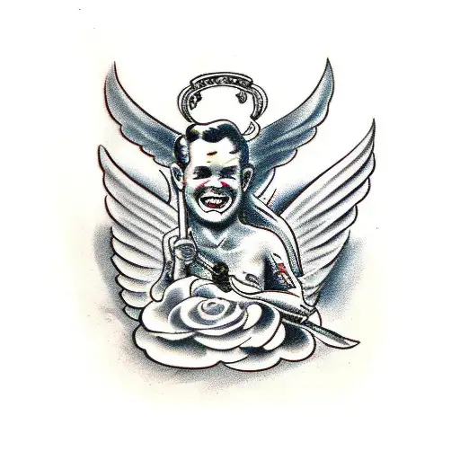 Devil & Angel On Thrones