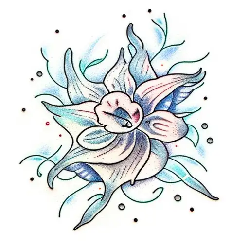 Moonflower Vine With Lights