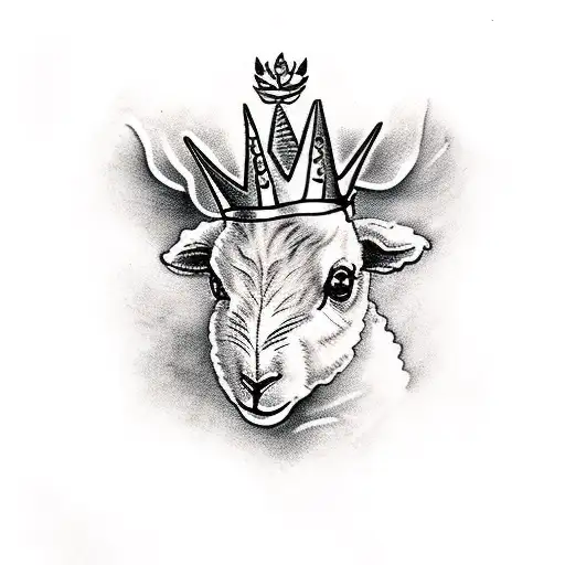 Lamb With Thorn Crown