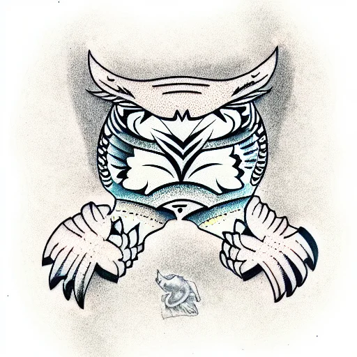 Full Size Totem Pole Of Owl Tiger Wombat Manatee