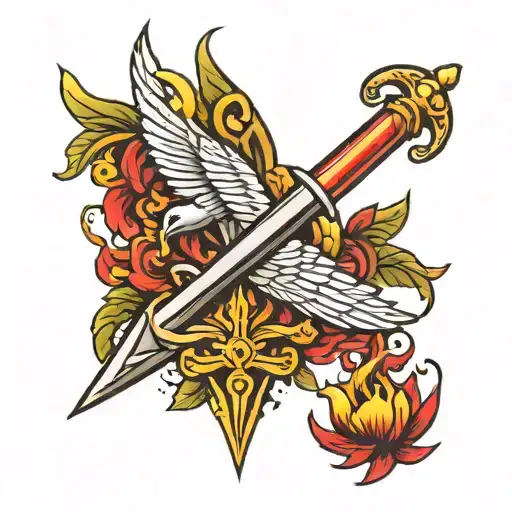 Dagger With Phoenix