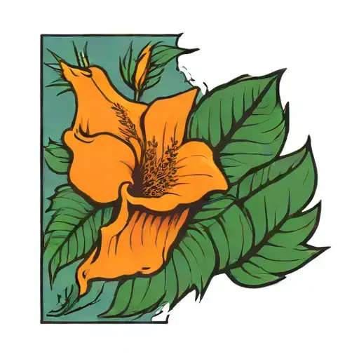 Wildflowers Growing Out Of Skull