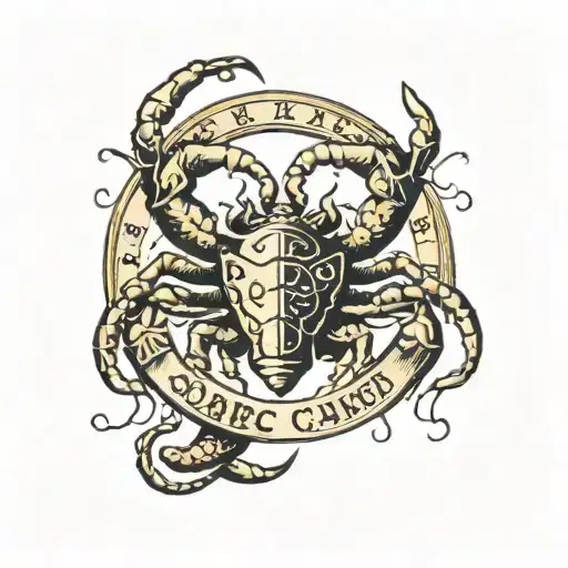 Zodiac Cancer With Number 8