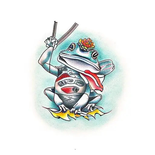 Samurai Frog