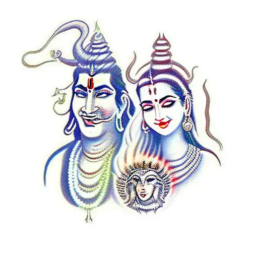 Lord Shiva And Devi Sati Being In Love And Shiva Turns Ferocious After Sati's Death