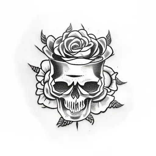Skull Flower Pot