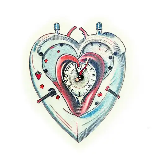 Human Heart Clock Decaying