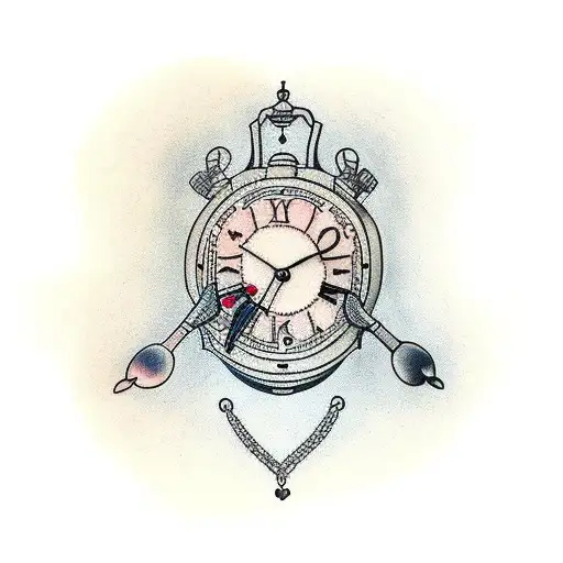 Clock With A Heart