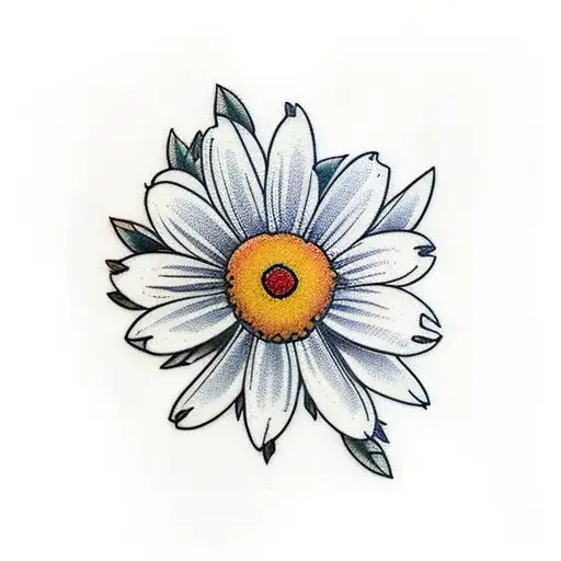 Camomile Flower In Forest